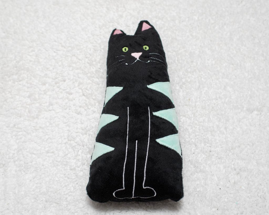 Pluszowy czarny kot handmade maskotki